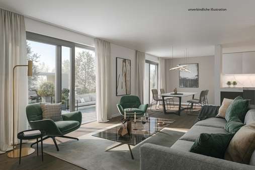 Wohnungsbeispiel - Erdgeschosswohnung in 70435 Stuttgart mit 92m² kaufen