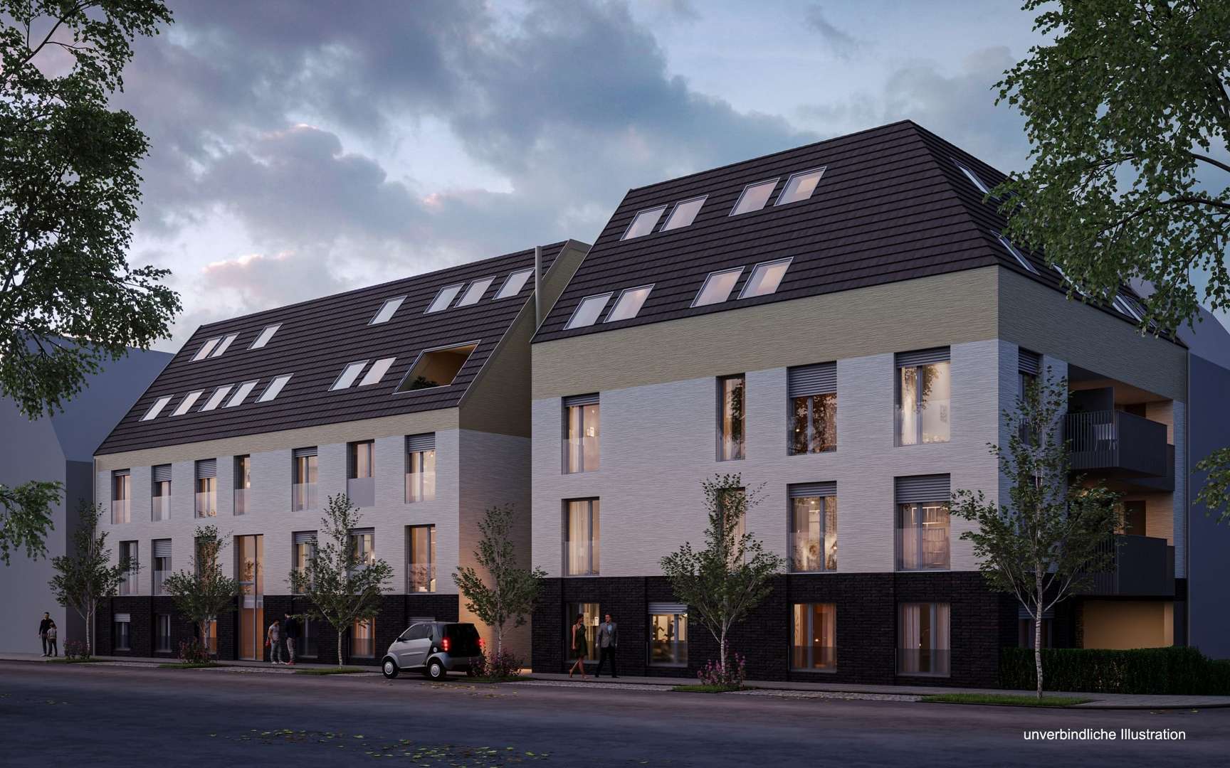 Abendstimmung - Etagenwohnung in 70435 Stuttgart mit 52m² kaufen