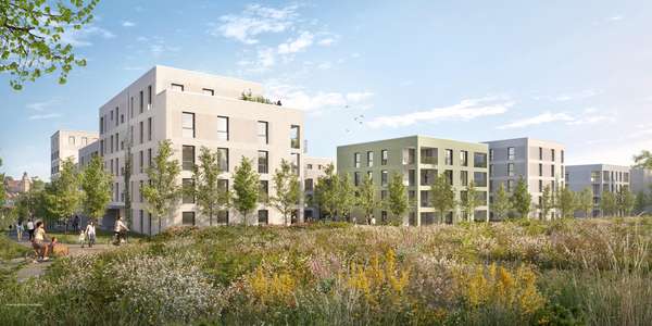 Außenansicht Westen - Stadthaus in 71083 Herrenberg mit 133m² kaufen