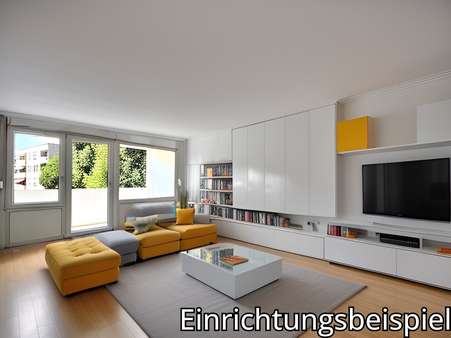 Wohnzimmer Wohnzimmer - Etagenwohnung in 71032 Böblingen mit 76m² kaufen