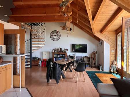 Wohn-Esszimmer mit Aufgang Schlafen Bad Wohn-Esszimmer mit Aufgang Schlafen Bad - Galerie in 71083 Herrenberg mit 60m² kaufen