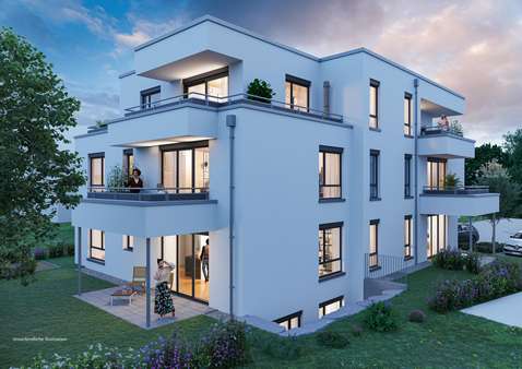 Nachtansicht - Maisonette-Wohnung in 71229 Leonberg mit 124m² kaufen