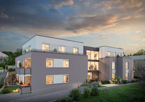 Ansicht - Dachgeschosswohnung in 71229 Leonberg mit 75m² kaufen