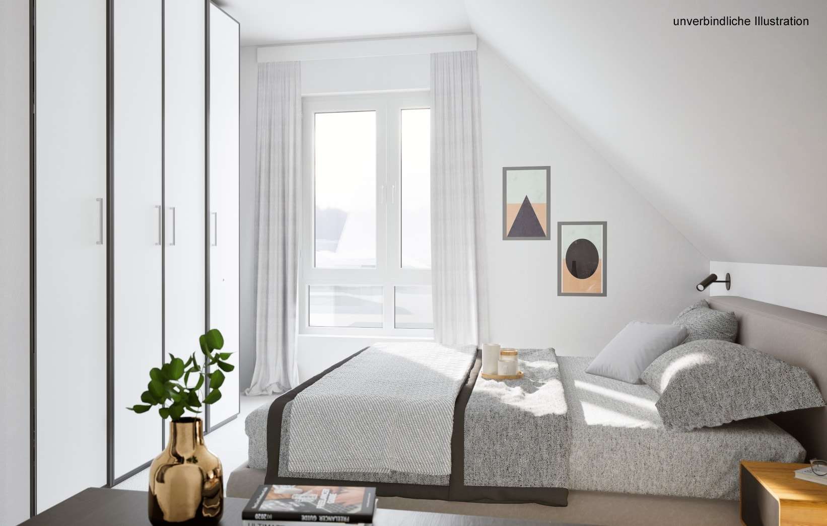 unverbindliche Illustration - Maisonette-Wohnung in 71083 Herrenberg mit 105m² kaufen