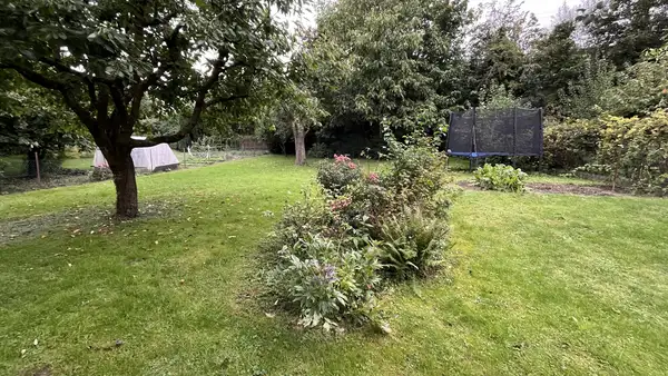 Doppelhaushälfte mit großzügigem Baufenster im Garten