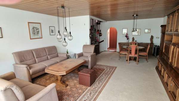 Wohnzimmer - Reihenmittelhaus in 71665 Vaihingen mit 108m² kaufen