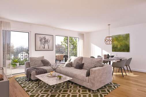 Beispiel Wohnen - Penthouse-Wohnung in 73312 Geislingen mit 117m² kaufen