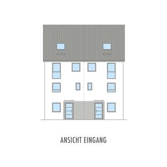Ansicht Eingang - Doppelhaushälfte in 73312 Geislingen mit 146m² kaufen