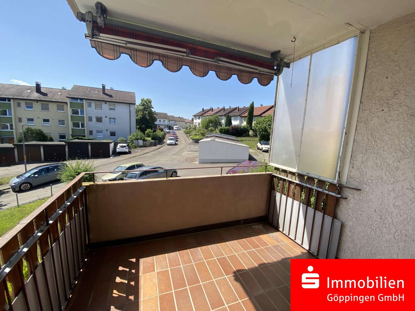 Ausblick vom Balkon Ausblick vom Balkon - Etagenwohnung in 73061 Ebersbach mit 88m² kaufen