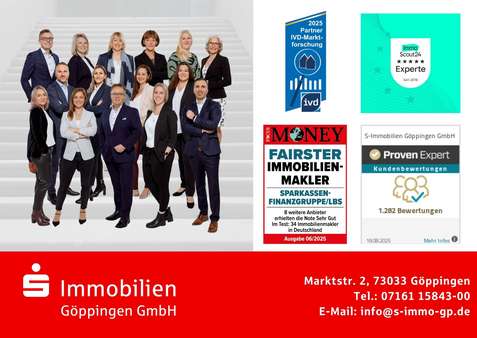 Mit uns klappt's! Mit uns klappt's! - Erdgeschosswohnung in 73092 Heiningen mit 107m² kaufen