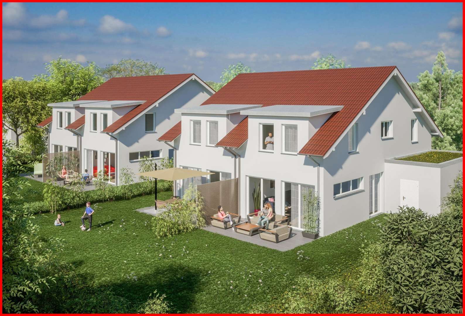 Ansicht - Doppelhaushälfte in 73092 Heiningen mit 115m² kaufen