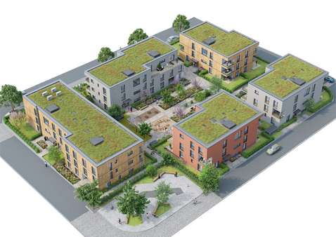 Vogelperspektive - Erdgeschosswohnung in 73257 Köngen mit 83m² kaufen