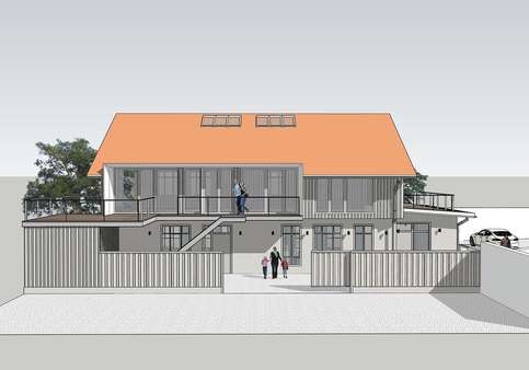 Ansicht - Maisonette-Wohnung in 73733 Esslingen mit 104m² kaufen