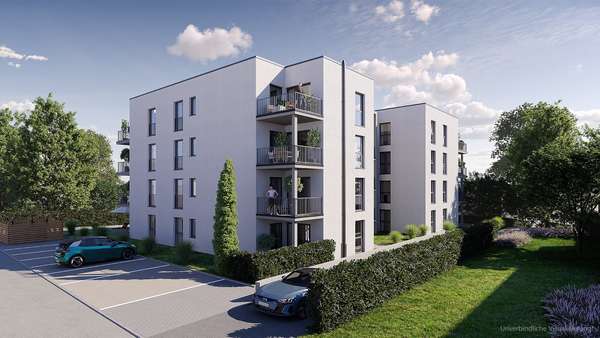 Visualisierungen Vorderseite - Erdgeschosswohnung in 73230 Kirchheim mit 80m² kaufen
