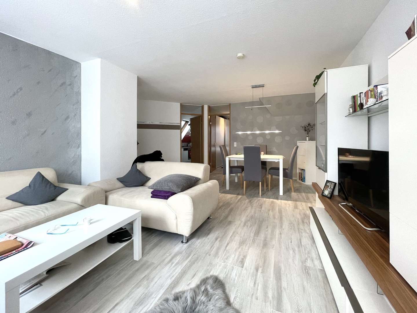 Wohnzimmer Wohnzimmer - Zweifamilienhaus in 73760 Ostfildern mit 123m² kaufen