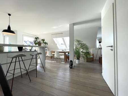 Wohnen Kochen Essen - Dachgeschosswohnung in 73760 Ostfildern mit 122m² kaufen