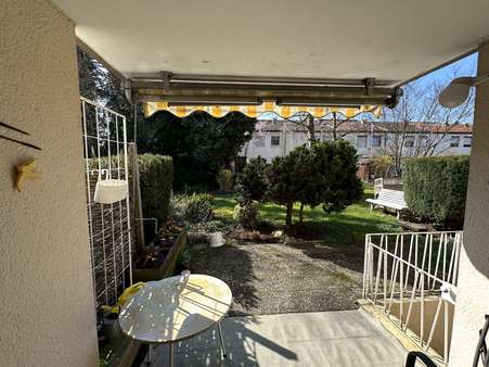 Terrasse Gartenansicht - Reihenmittelhaus in 73230 Kirchheim mit 118m² kaufen