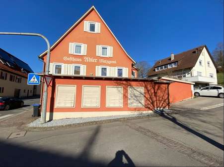 Ansicht Gasthaus Adler - Mehrfamilienhaus in 72658 Bempflingen mit 214m² kaufen
