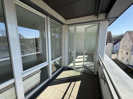 Terrasse  - Etagenwohnung in 73262 Reichenbach mit 52m² kaufen