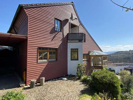 Ansicht (West) - Doppelhaushälfte in 72622 Nürtingen mit 161m² kaufen