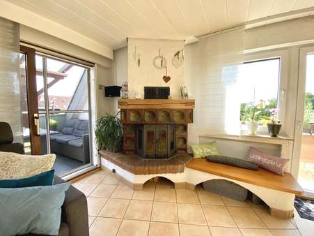 Kamin Wohnzimmer - Maisonette-Wohnung in 72622 Nürtingen mit 98m² kaufen