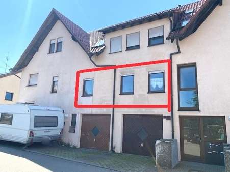 Ansicht von vorne - Etagenwohnung in 73268 Erkenbrechtsweiler mit 65m² kaufen