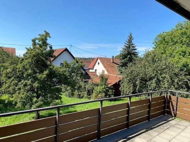 Ihre Aussicht vom Balkon - Etagenwohnung in 73268 Erkenbrechtsweiler mit 65m² kaufen
