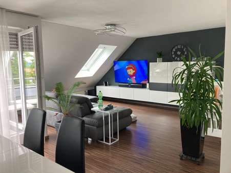 Wohnbereich - Dachgeschosswohnung in 73230 Kirchheim mit 58m² kaufen
