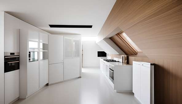 Wohnbeispiel Küche 1 - Dachgeschosswohnung in 73525 Schwäbisch Gmünd mit 141m² kaufen