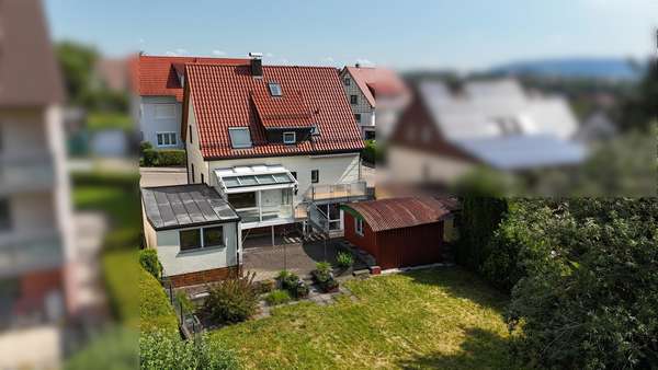 Südseite mit Garten - Einfamilienhaus in 73434 Aalen mit 108m² kaufen