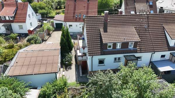 Außenansicht - Doppelhaushälfte in 73550 Waldstetten mit 122m² kaufen