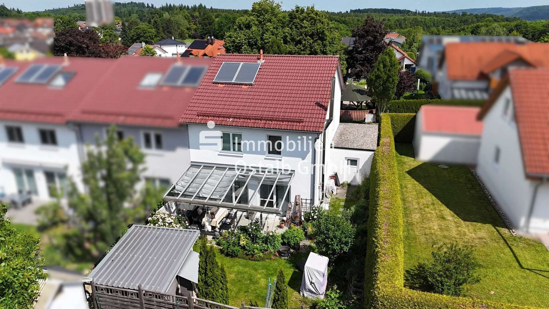 Außenansicht - Reiheneckhaus in 73447 Oberkochen mit 150m² kaufen