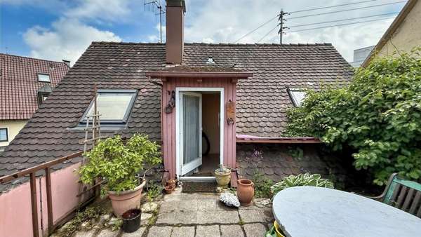 Terrasse - Zweifamilienhaus in 73529 Schwäbisch Gmünd mit 161m² kaufen