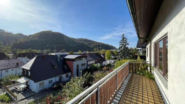 Aussicht Balkon - Einfamilienhaus in 73432 Aalen mit 149m² kaufen