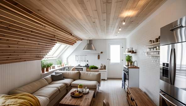 Wohnbeispiel Wohnküche 2 - Dachgeschosswohnung in 73525 Schwäbisch Gmünd mit 141m² kaufen