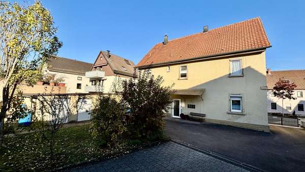 Ansicht Rückseite Ansicht Rückseite - Zweifamilienhaus in 74080 Heilbronn mit 179m² kaufen