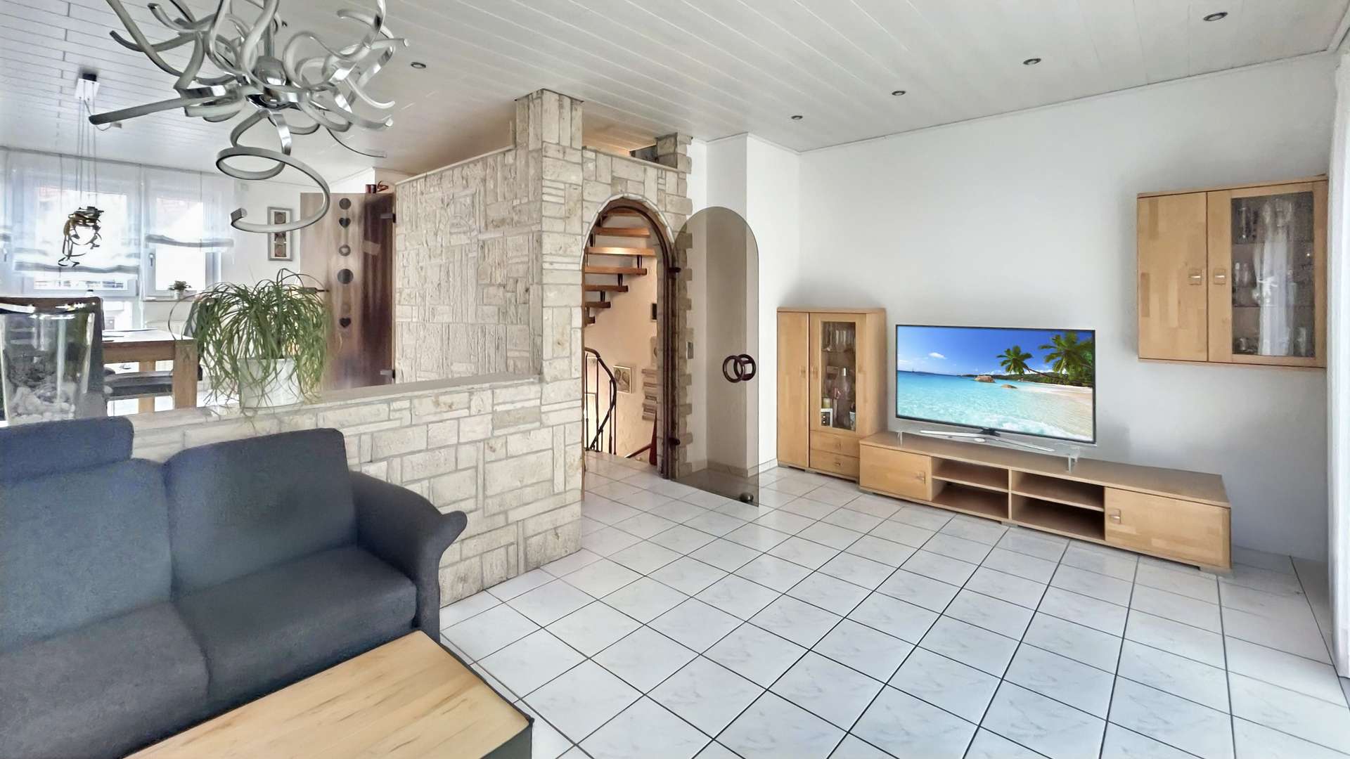 Wohnzimmer 1. OG - Reiheneckhaus in 74211 Leingarten mit 129m² kaufen