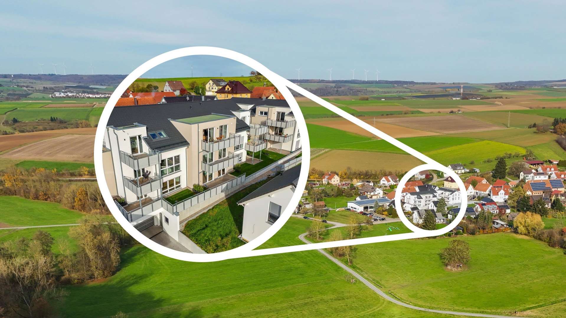 Wohnen in schöner Lage Wohnen in schöner Lage - Dachgeschosswohnung in 74243 Langenbrettach mit 81m² kaufen