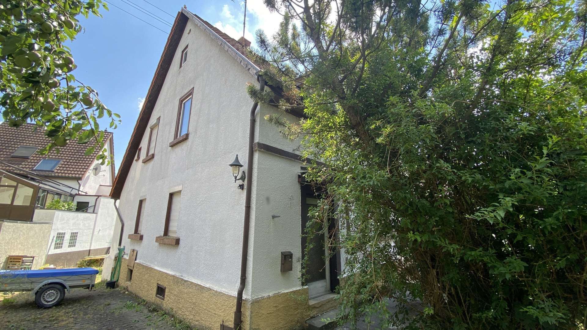 Seitenansicht - Doppelhaushälfte in 74211 Leingarten mit 74m² kaufen