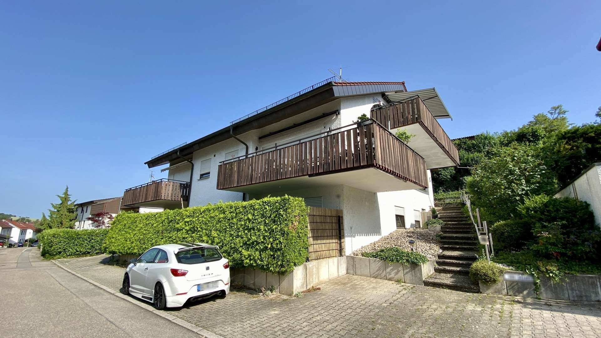 Außenansicht Außenansicht - Souterrain-Wohnung in 71717 Beilstein mit 66m² kaufen