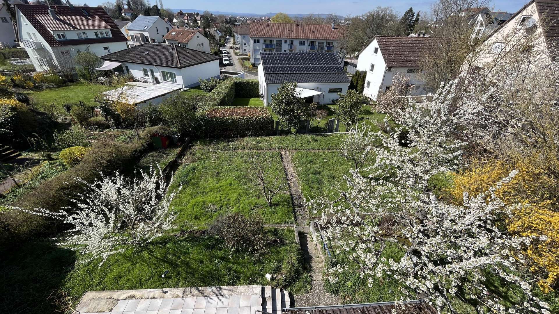 Ausblick vom Obergeschoss - Grundstück in 74074 Heilbronn mit 620m² kaufen