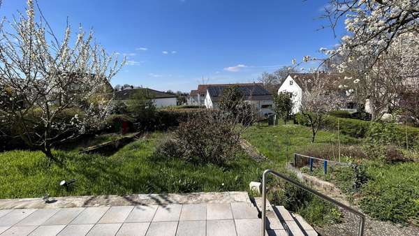 Blick von der Terrasse - Grundstück in 74074 Heilbronn mit 620m² kaufen