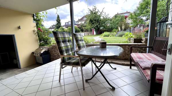 Terrasse  - Doppelhaushälfte in 74074 Heilbronn mit 100m² kaufen