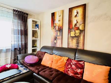 Wohnzimmer Obergeschoss - Zweifamilienhaus in 74597 Stimpfach mit 164m² kaufen