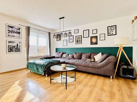 Wohnzimmer - Reihenmittelhaus in 74594 Kreßberg mit 122m² kaufen