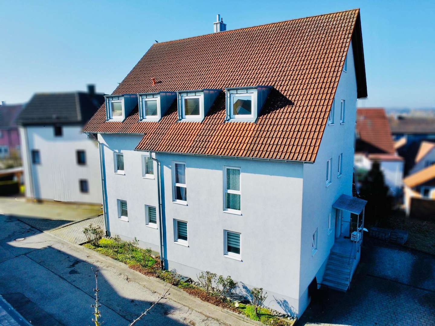 Außenansicht Außenansicht - Mehrfamilienhaus in 74564 Crailsheim mit 342m² als Kapitalanlage kaufen