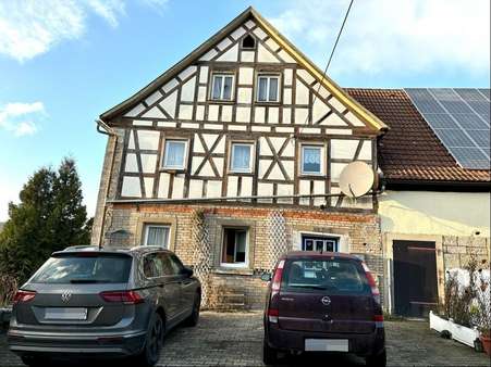 Außenansicht Eingangsbereich - Einfamilienhaus in 74575 Schrozberg mit 110m² kaufen