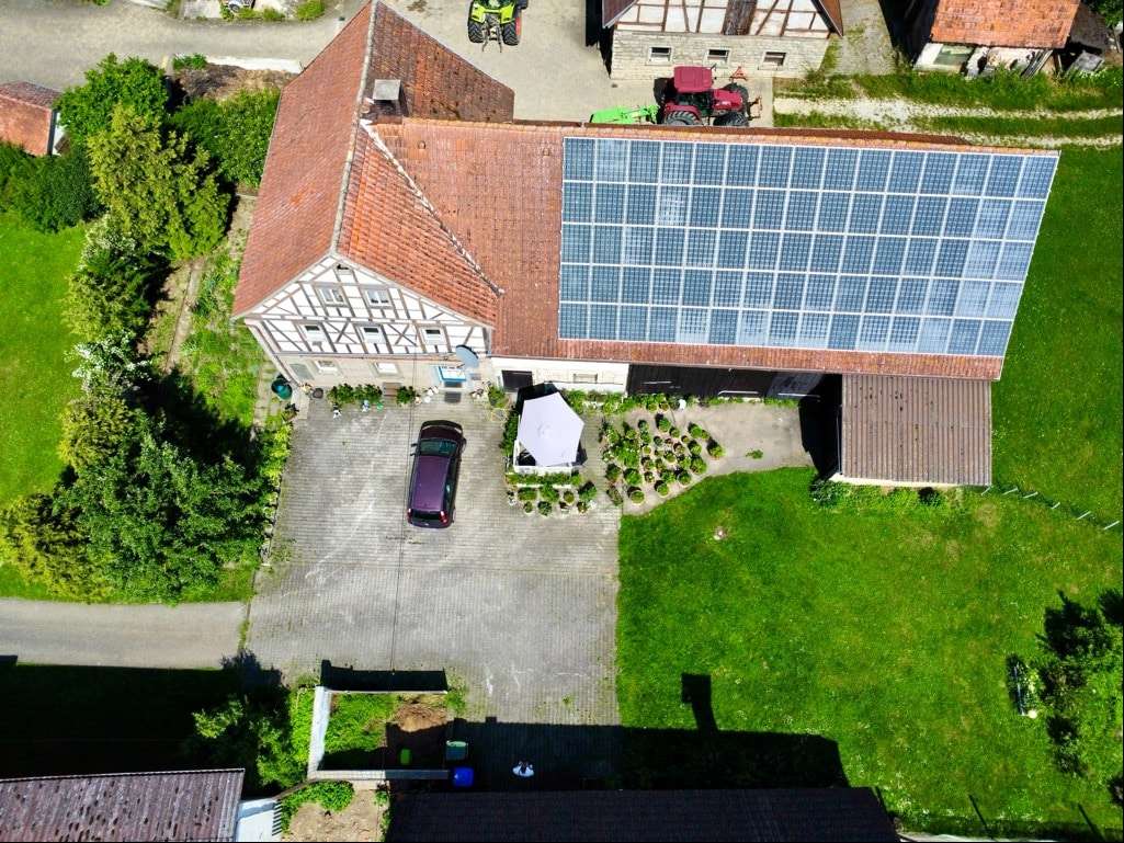 Vogelperspektive - Einfamilienhaus in 74575 Schrozberg mit 110m² kaufen