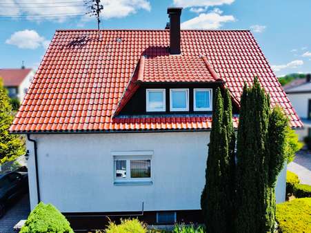 Außenansicht Außenansicht - Einfamilienhaus in 74564 Crailsheim mit 129m² kaufen