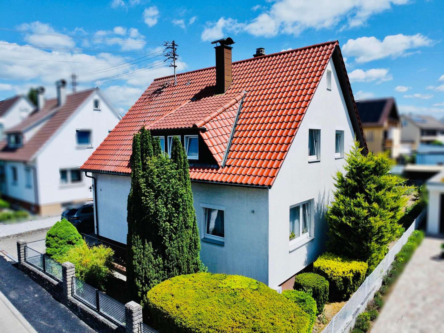 Außenansicht Außenansicht - Einfamilienhaus in 74564 Crailsheim mit 129m² kaufen